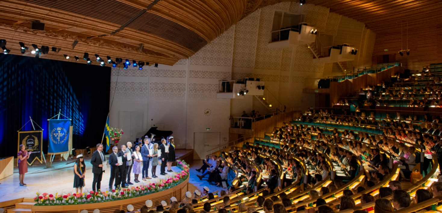 Magisterpromotion i Aula Magna. Foto: Ingmarie Andersson