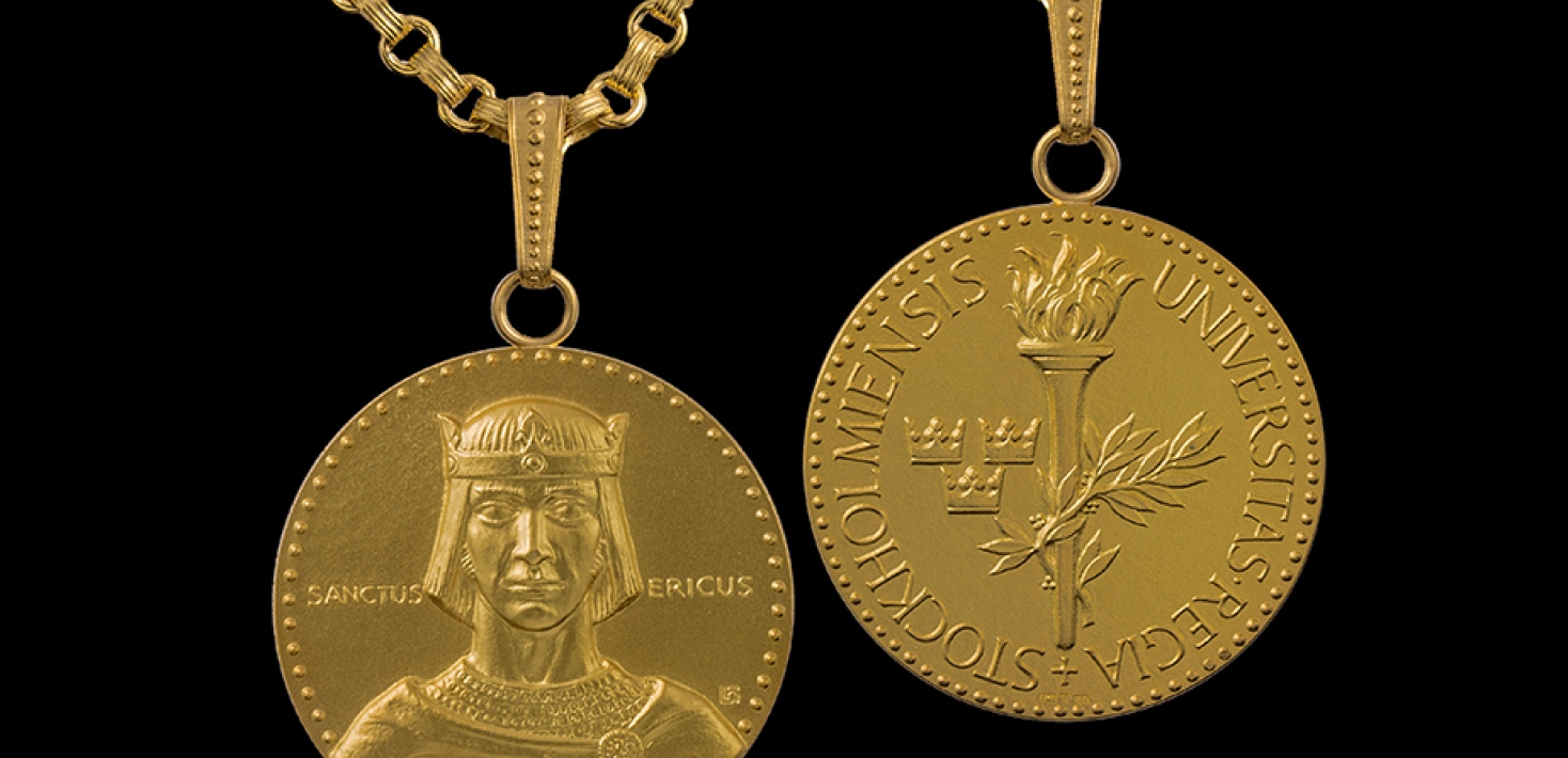University gold medals. Photo: Svenska Medalj AB