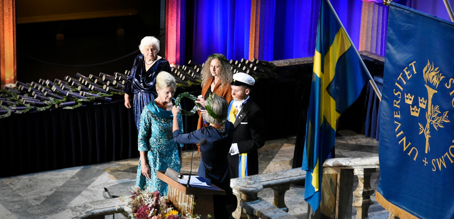 Stina Ekblad promoveras till hedersdoktor 2018