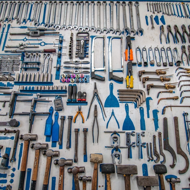 Tools Photo by Cesar Carlevarino Aragon on Unsplash