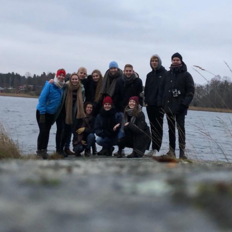 Jakob Langenskiöld with friends