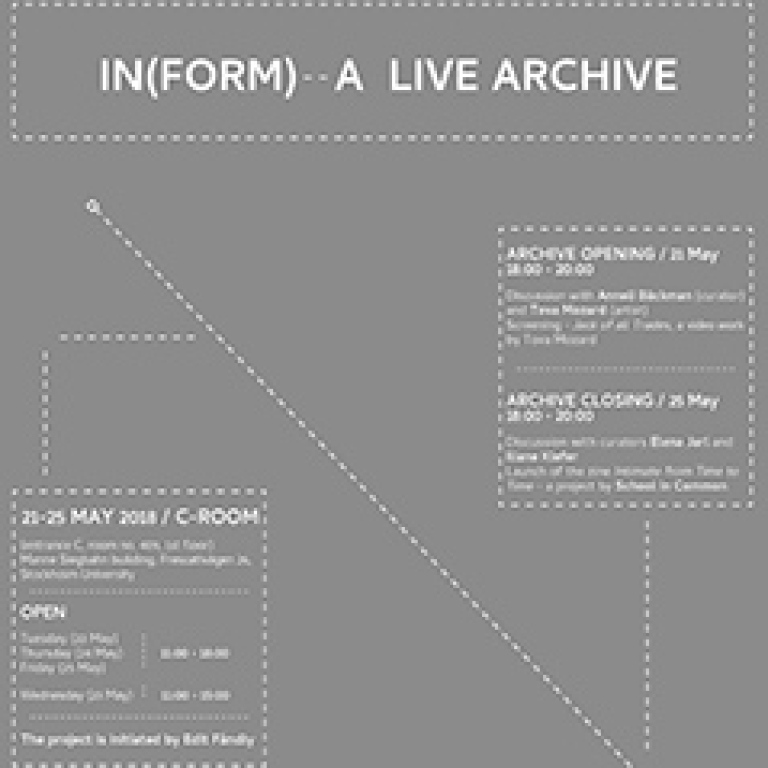 In(form) – a Live Archive