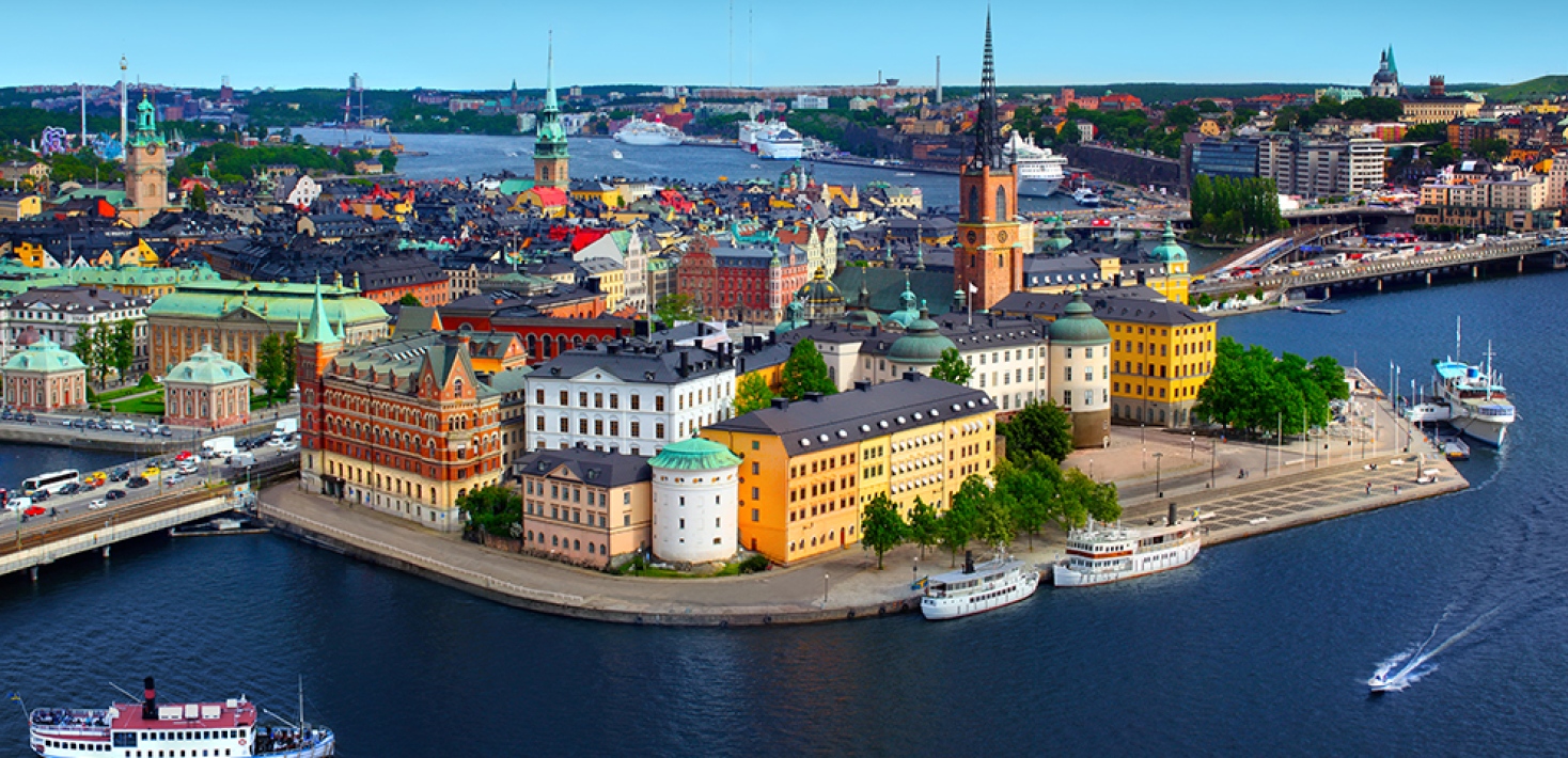 Vy över Riddarholmen och Gamla stan. Foto: Mikael Damkier, MostPhotos