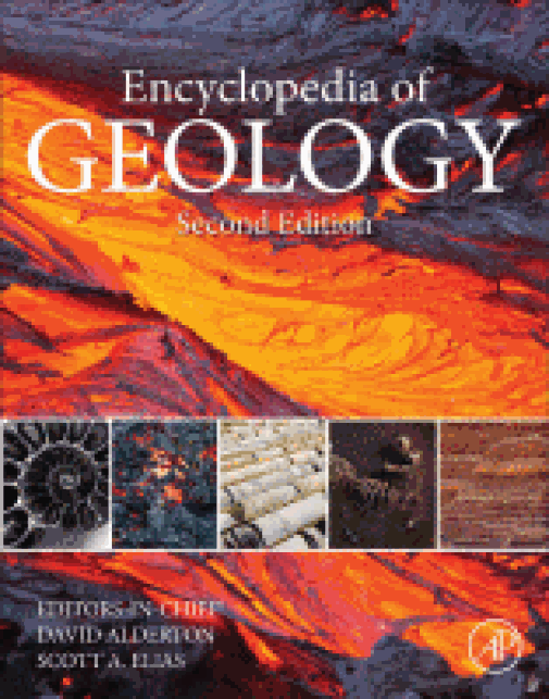 cover of Encyclopedia of Geology, lava flow