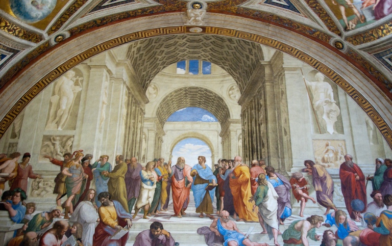 Picture The school of Athens Creative Commons Licensed