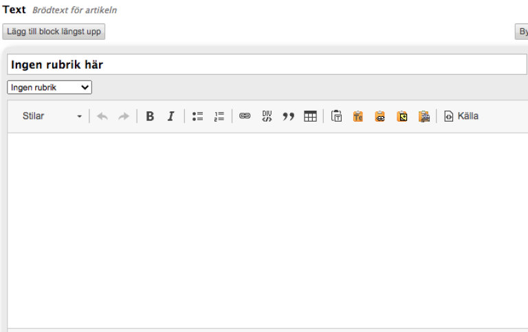 Screenshot, Polopoly