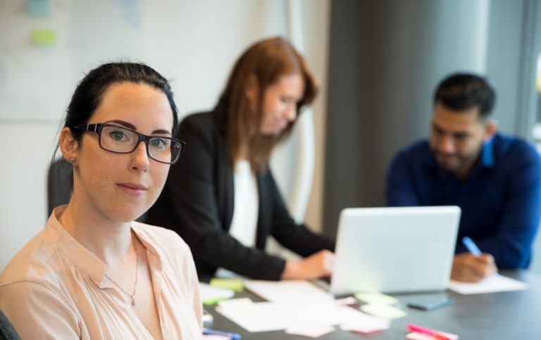 personer på kontor