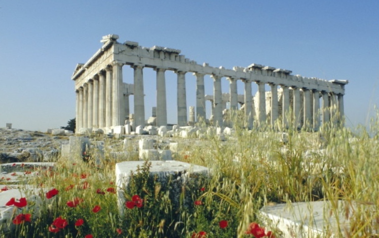 Parthenontemplet, Akropolis, Athen.