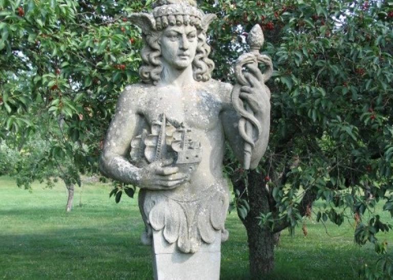 Skulptur vid Häringe slott