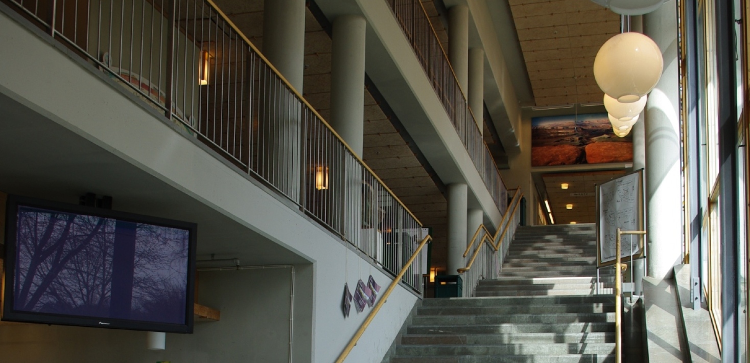 Geo-science building, the U-house stairs