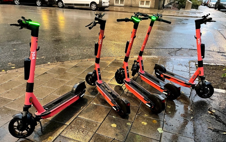 Elsparkcyklar. Foto: Per Carlbring