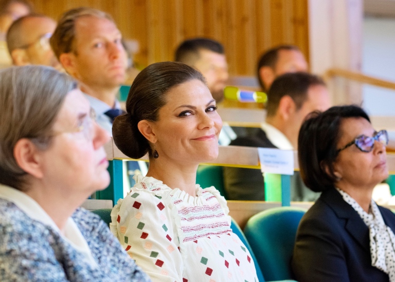 Crown Princess Victoria smiling