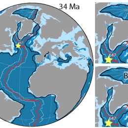 A world globe (North, south america and Europa, Africa) with 2 detailed areas of the globe