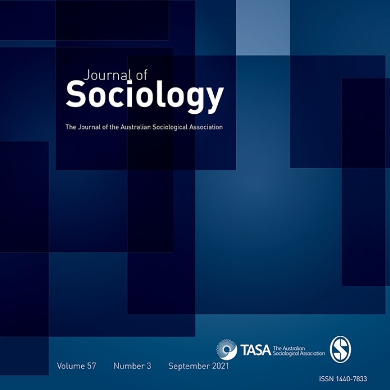 Journal of Sociology vol 57:3 cover