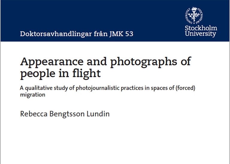 Front cover of doctoral thesis. Photo: Rebecca Bengtsson Lundin © 2021 Stockholm University