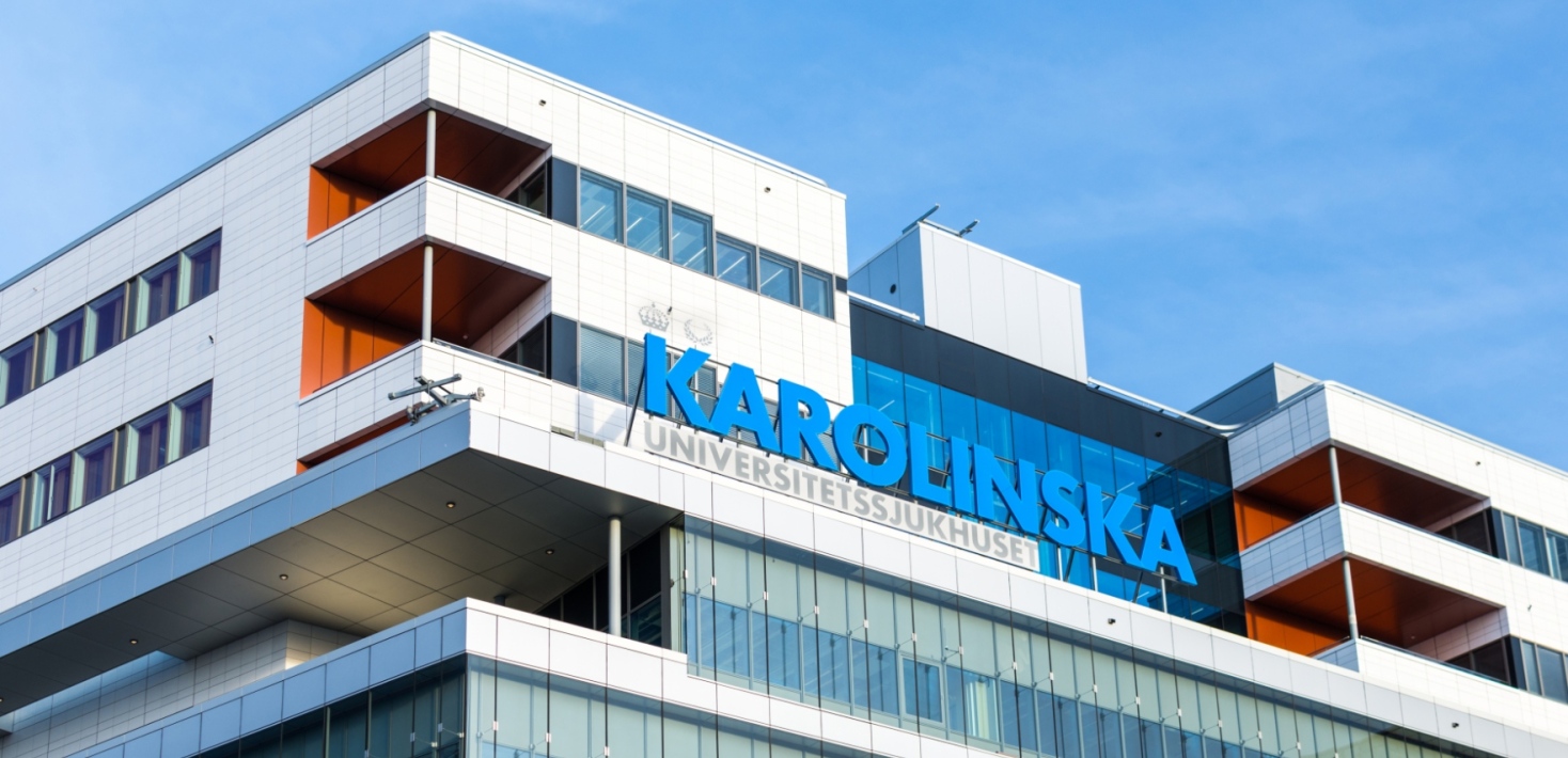 Foto på Nya Karolinska universitetssjukhuset
