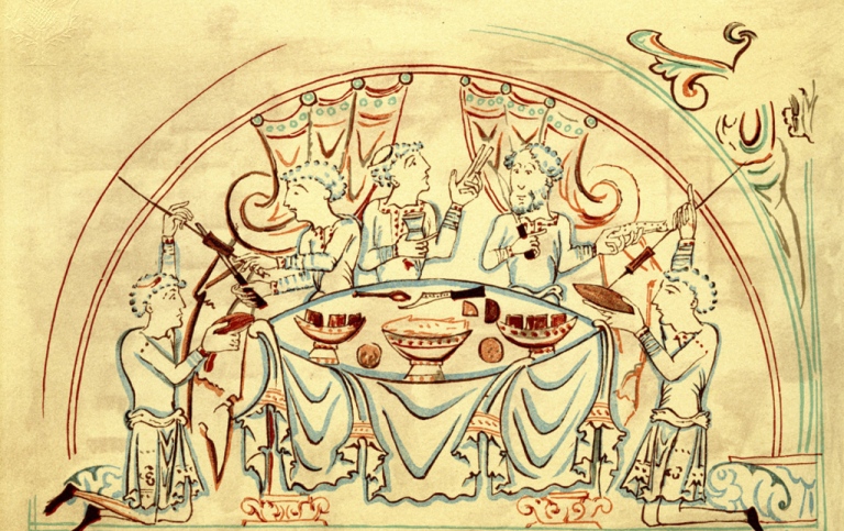 A medieval banquet