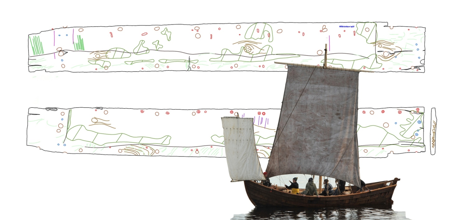 Foto: B. Kjørslevik/NMM, Digital tegning: A. Kerr/Barcodeprosjektet NMM.