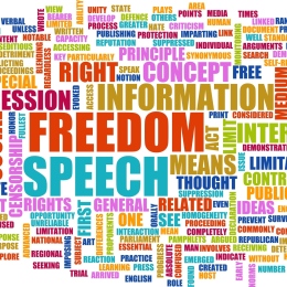Words that symbolize freedom of speech
