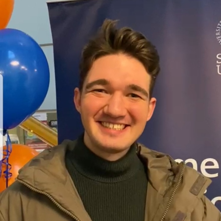 Polish exchange student Dominik.