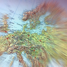 Karta över Europa