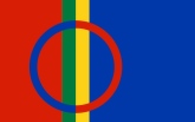 The Sámi flag.