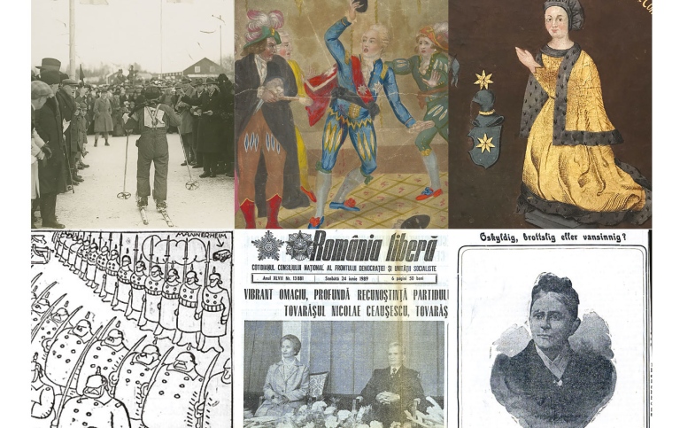 Collage föredragsillustrationer