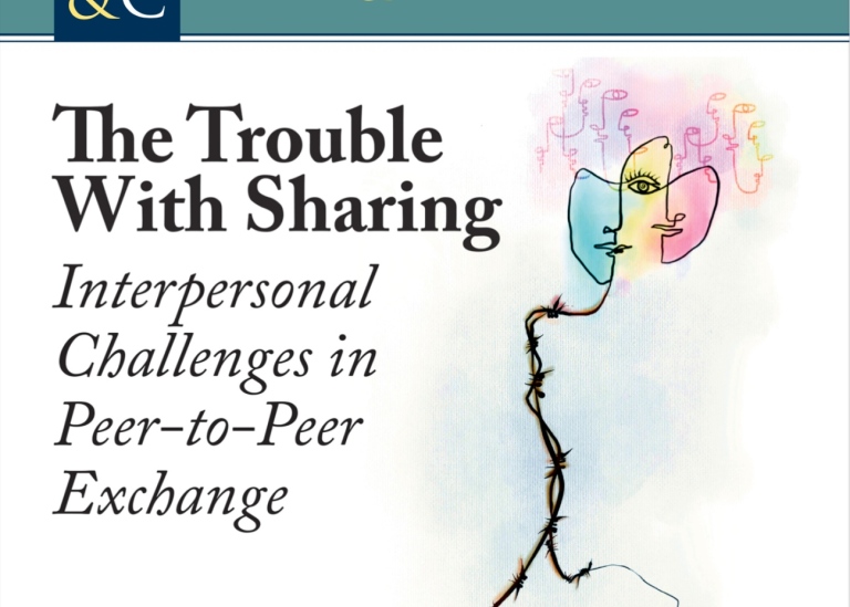 Book cover: “The Trouble with Sharing” (Morgan & Claypool Publishers, 2021)