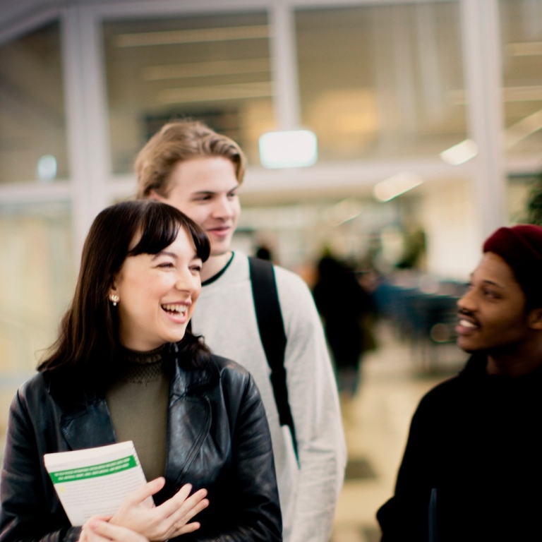 Students on campus