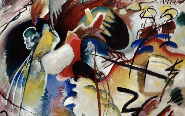 Oljemålning av Wassily Kandinsky från 1913