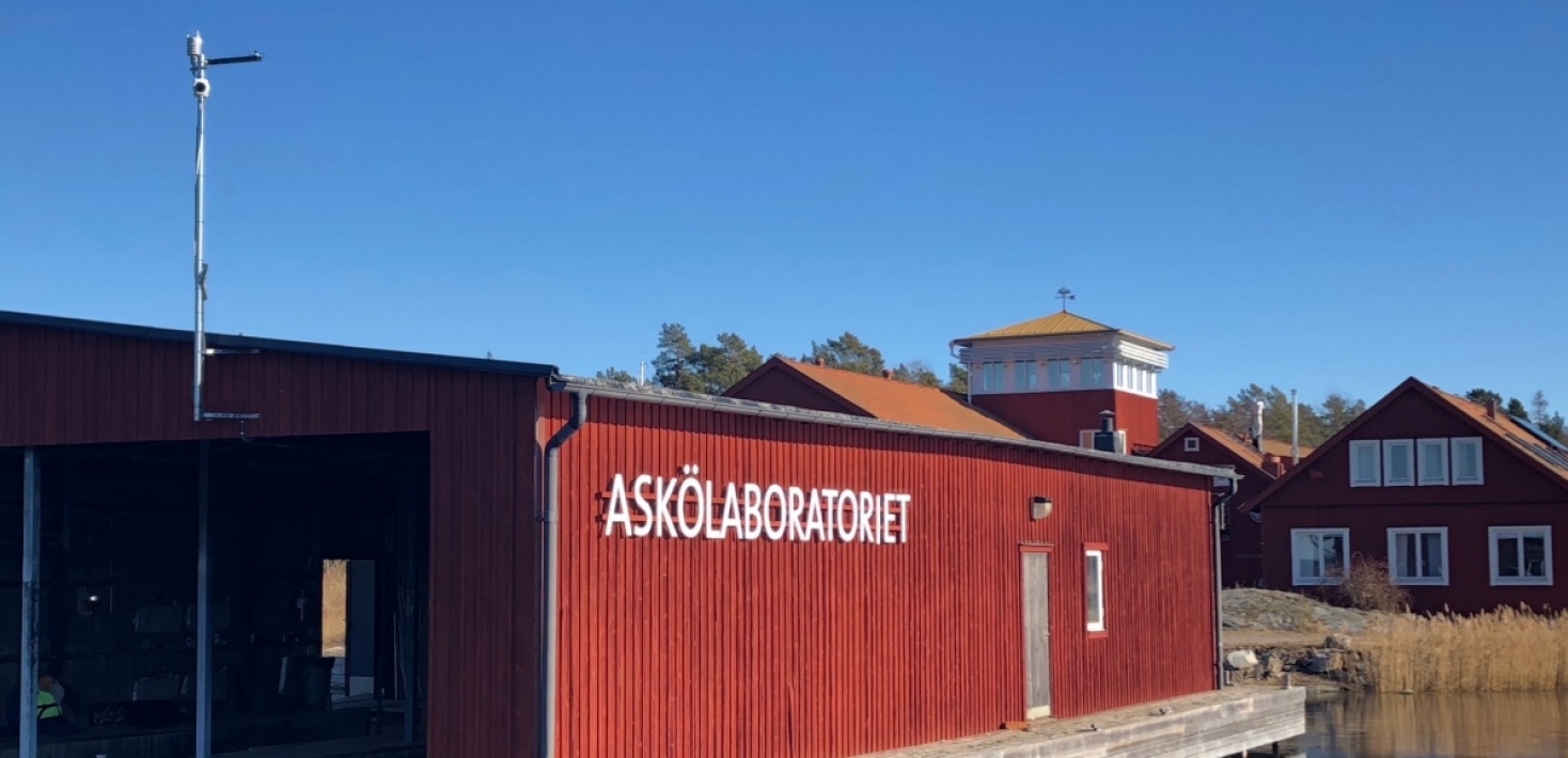 Väderstation på Askö. Foto: Carl-Magnus Wiltén.