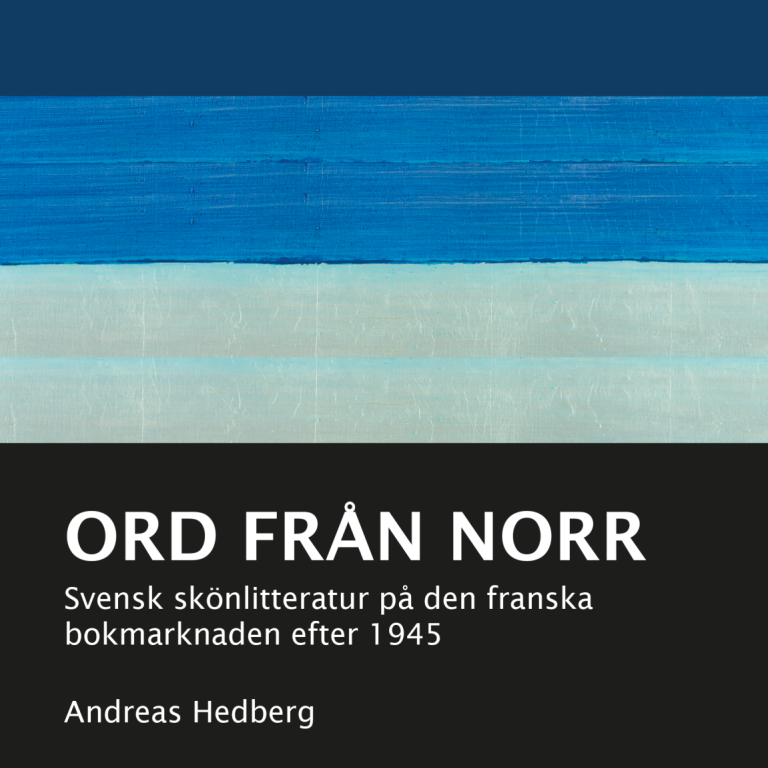 Detalj av boken Ord från norr av Andreas Hedberg.