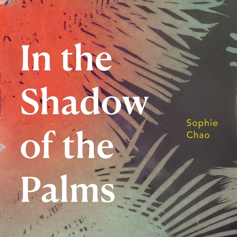 Front of the book In the Shadow of the Palms.