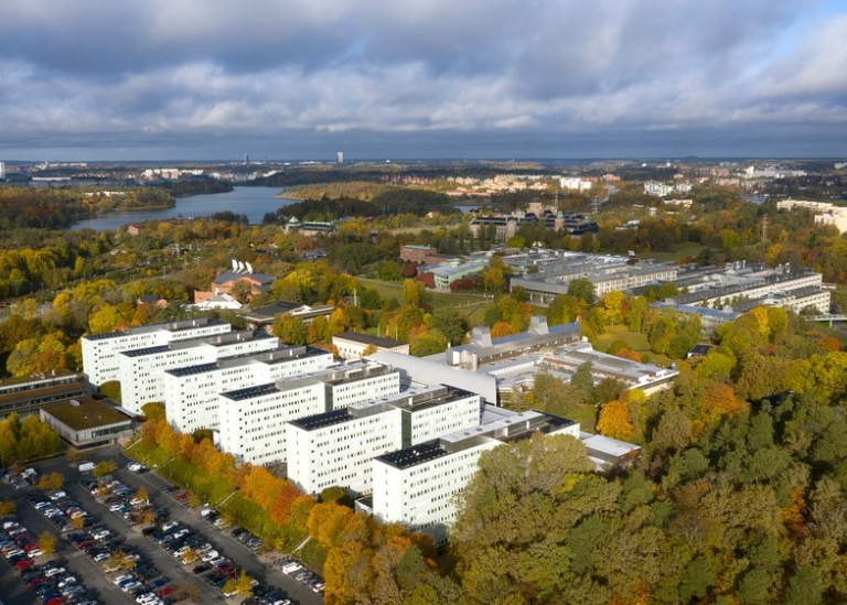 The Frescati campus seen from above.