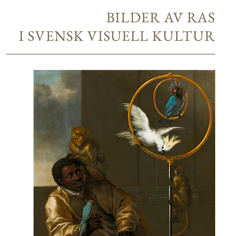 Detalj av omslaget av Bilder av ras i svensk visuell kultur.