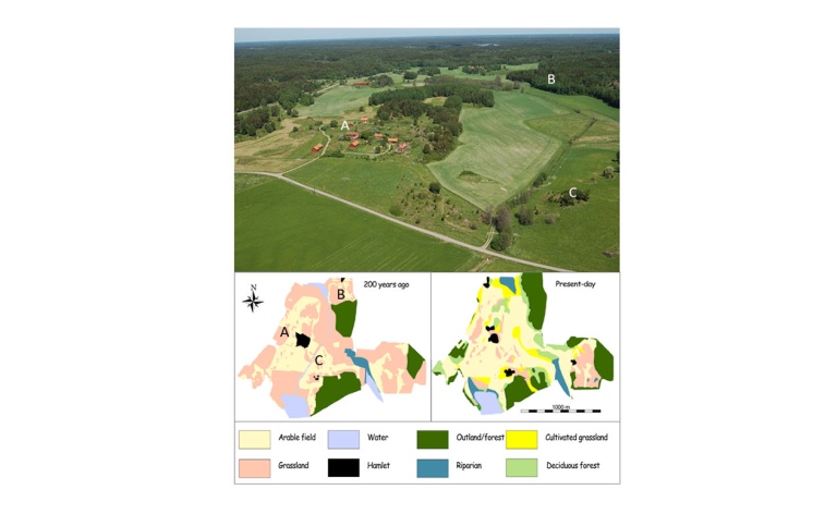 Land use changed over the past 200 years