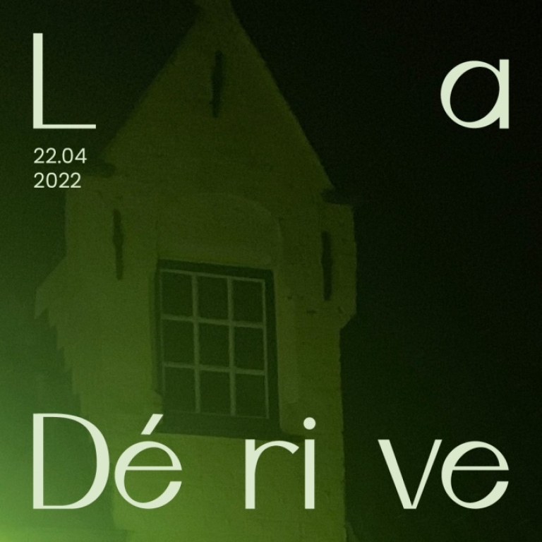 'La Dérive'. Grafisk design: @bloudruk