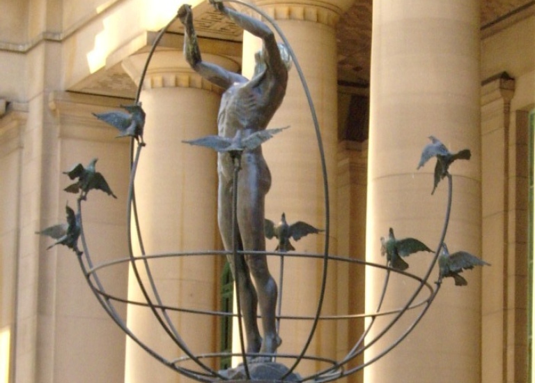 Monument to Multiculturalism by Francesco Pirelli, Union Station, Toronto