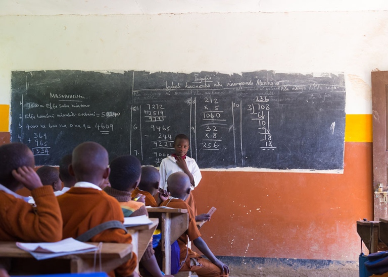 Classroom african country