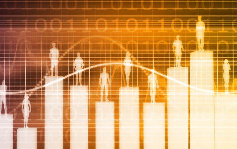Demographic data graph