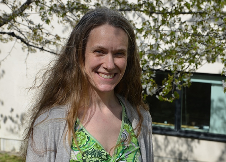 Sara Strandberg, professor i partikelfysik på Fysikum, Stockholms universitet