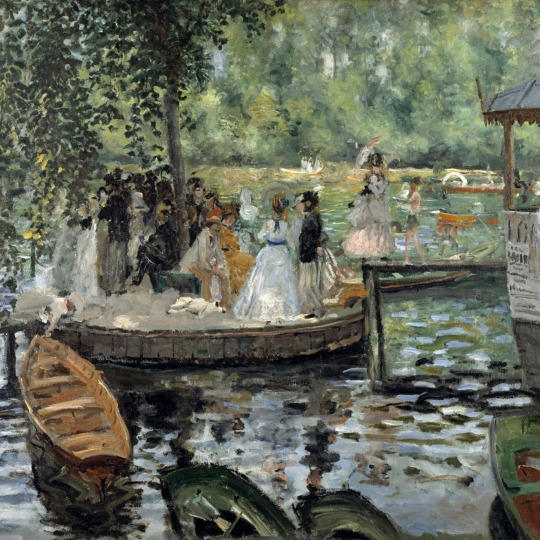 Auguste Renoir: La Grenouillère. NM 2425