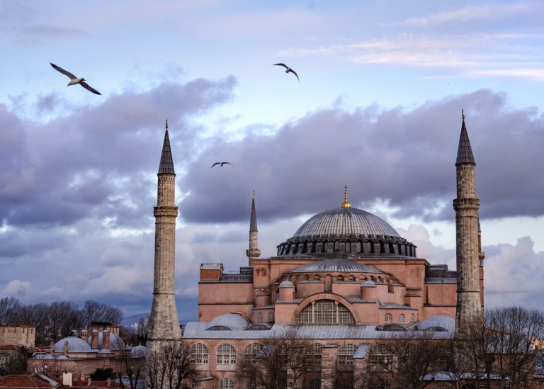 Mosken Hagia Sophia i Istanbul