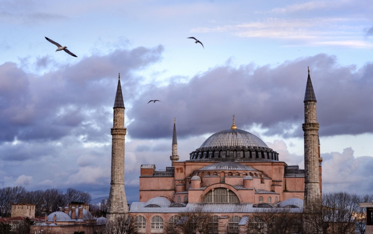 Mosken Hagia Sophia i Istanbul