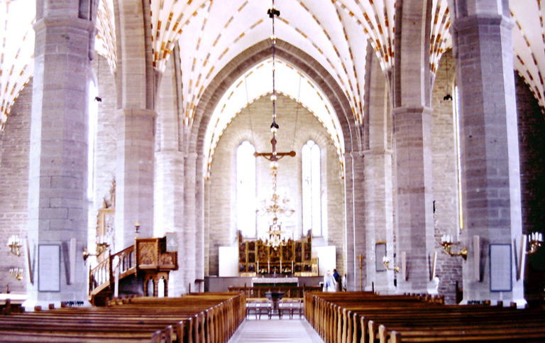 Vadstena klosterkyrka inifrån