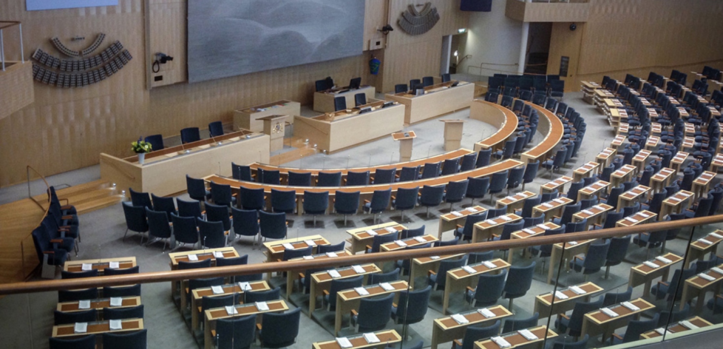 Plenisalen i Sveriges riksdag