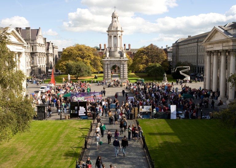 Trinity College Dublin, the University of Dublin. Fotograf John Jordan.