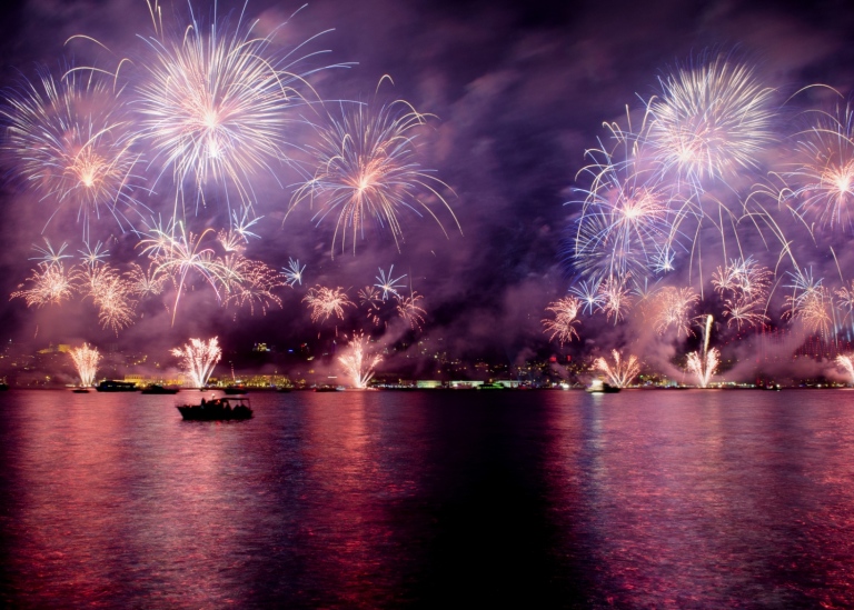 Fireworks over Istanbul