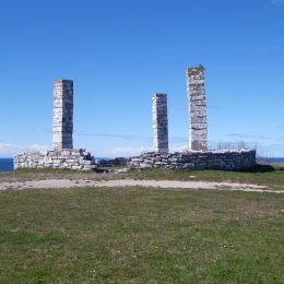 Ruin galgbacke Visby, Gotland. Foto: Ulrika Djärv.