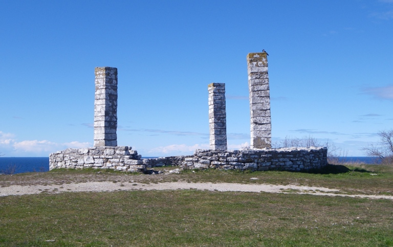 Ruin galgbacke Visby, Gotland. Foto: Ulrika Djärv.
